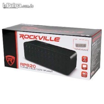 Bocina bluetooth potente marca rockville 30 watts 10 horas batería