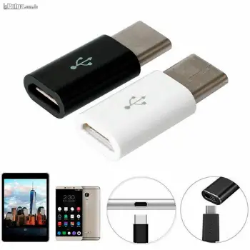 Adaptador tipo c a micro usb  convertidor otg