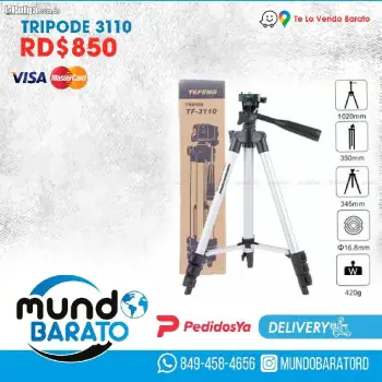 Tripodes para camaras y celular tripod 3110