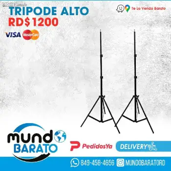 Trípode alto 190cm / 74 pulgadas soporte de fondo pie fotog