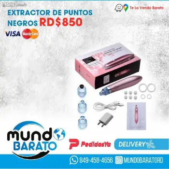 Maquina extractor de puntos negros y espinillas. punto negro