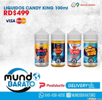 Liquido vape candy king sabores surtidos 100ml vaper