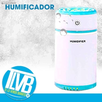Mini humidificador de aire usb difusor con luz