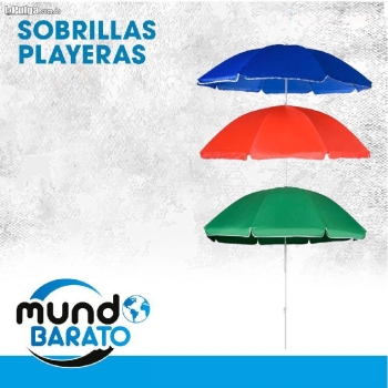 Sombrilla paraguas grande ideal para negocios terrazas playa