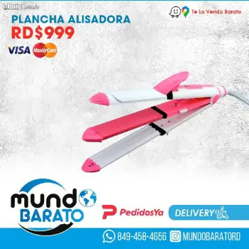 Plancha rizadora y alaciadora nova 2 en 1 pinza rizador enruladora