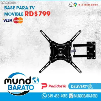 Base pata tv movible giratoria de 14 a 55 pulgadas