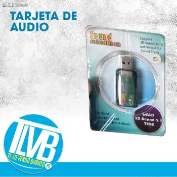 Adaptador de sonido usb convertidor