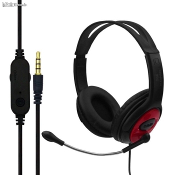 Auriculares komc s66 call center juego audifono microfono