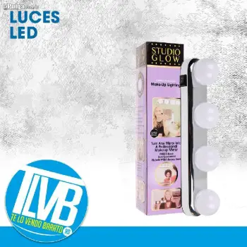 Luces led para espejo maquilladora inalambrica super brillante