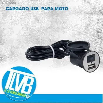 Cargador usb moto impermeable universal