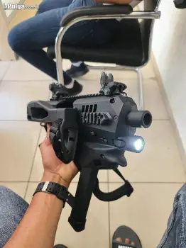 Pistola kit micro ronni para glock mas acesorios.