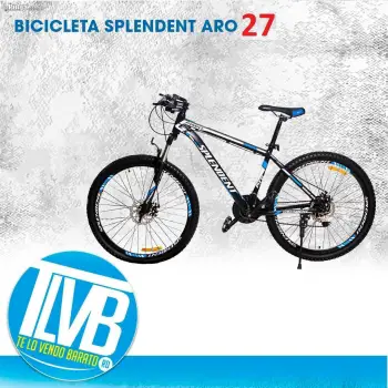 Bicicleta splendent aro 27 mtb complementos shimano 100 aluminio