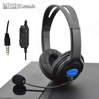 Audifonos con microfono auriculares ps4 celular pc gaming gamer