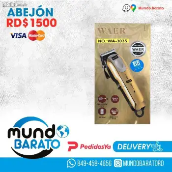 Abejon waer dorado recargable  4 peines