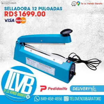 Selladora de fundas de 16 pulgadas 40cm profesional duradera