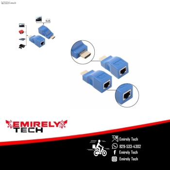 Extensor hdmi adaptador hdmi a rj45 full hd 1080p 3d 4k 2k 2.0