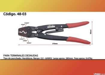 Prensa terminal hs16