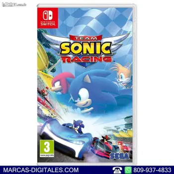 Team sonic racing juego para nintendo switch