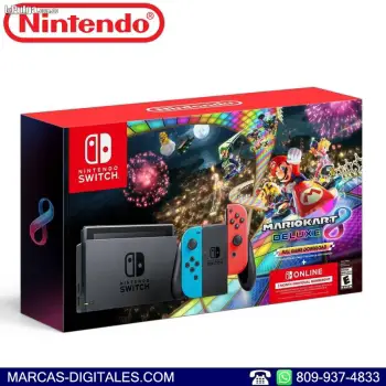 Nintendo switch neon joy-con hac-001-01 combo super mario kart