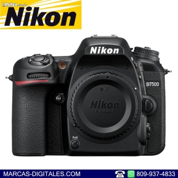 Nikon d7500 solo cuerpo kit camara profesional dslr uhd 4k
