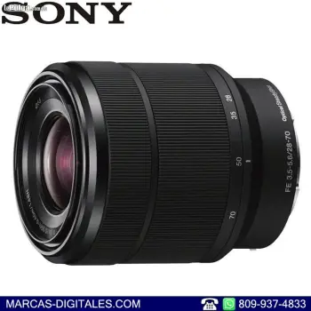 Lente sony 28-70mm f3.5-5.6 fe oss montura e full frame