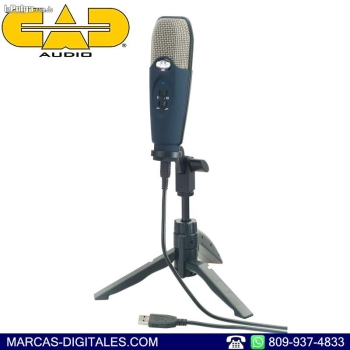 Cad audio u3 microfono usb para estudio color azul
