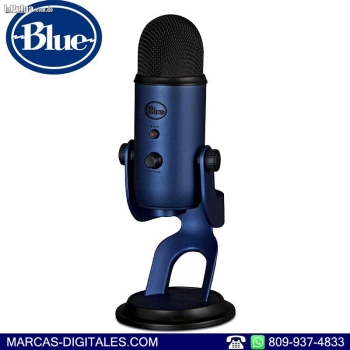 Blue yeti microfono de estudio usb color azul oscuro