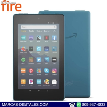 Fire hd 7 tablet de 7 pulgadas 16gb wifi puerto microsd color azul