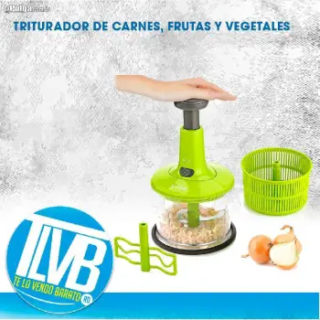 Picador vegetales manual procesador verduras cortador rebanadora tritu