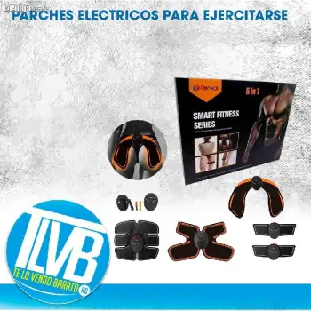 Parches ejercicio gym 6 en 1 smart fitness series masajes gimnasio en