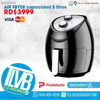 Freidora de aire grande air fryer tamaño 5 litros