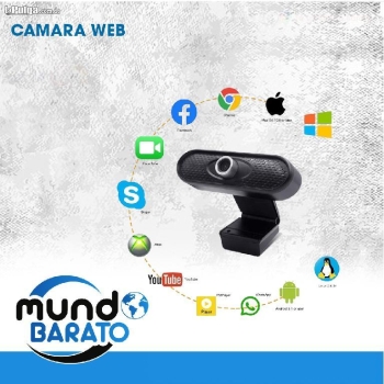 Webcam hd 1080p megap usb cámara web con micrófono para pc portátil