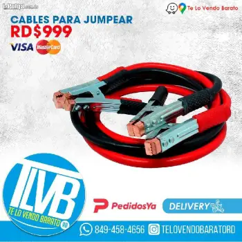 Cable auxiliar para bateria de carro cables de emergencia