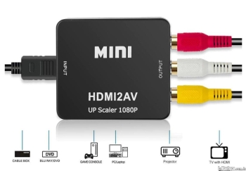 Adaptador mini hdmi a rca