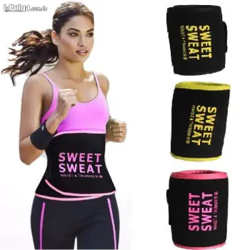 Faja adelgazante sweet sweat para cintura unisex ejercicio sauna calie