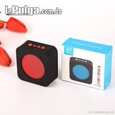 Bocina portátil mini altavoz bluetooth wireless smart hands a7