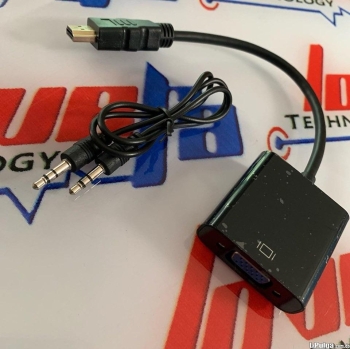 Adaptador hdmi a vga con audio