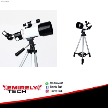 Telescopio astronómico refractor trípode para principiantes