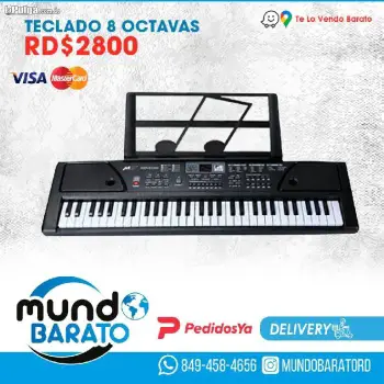 Teclado 5 octavas piano