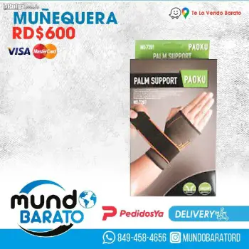 Muñequera soporte palma de la mano proteccion