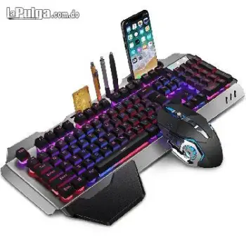 Teclado y mause gamer alambrico