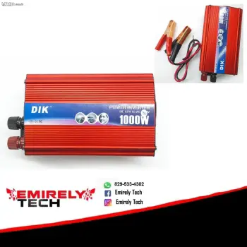 Inversor de corriente portátil power inverter cargador de carro