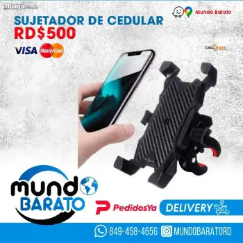 Sujetador de celular telefono motor moto carro