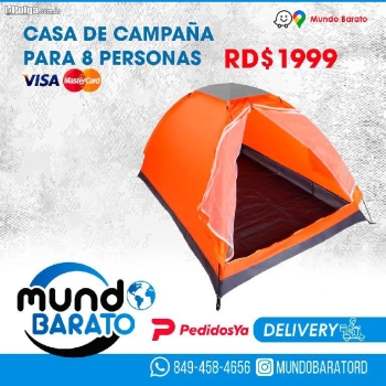 Casa de campaña para 8 personas camping tienda de campaña carpa acam