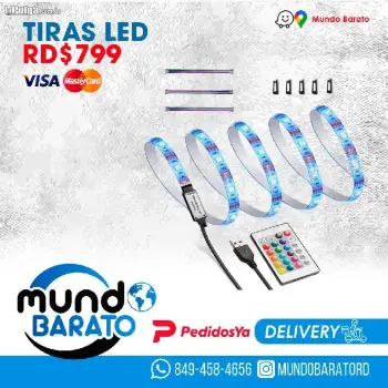 Tira led luz led para decoración ultrabrillante flexible colorida tik