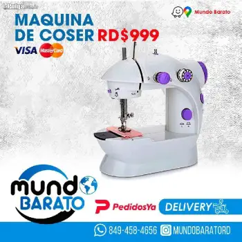 mini maquina de coser portatil casera