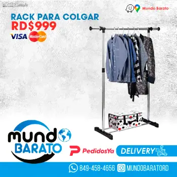 Rack tendedero de ropa ajustable liviano portátil paca soporta 66lb