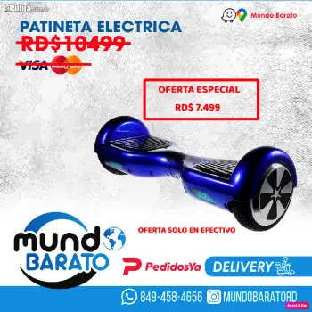 Patineta eléctrica scooter de equilibrio inteligente 2 ruedas