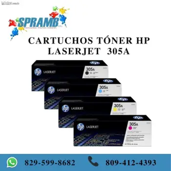 Cartucho toner laserjet hp 305a 