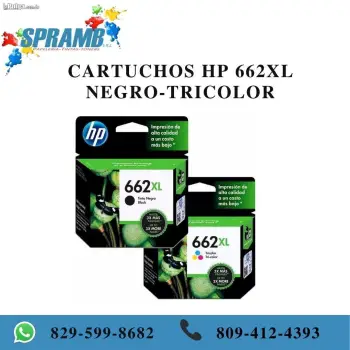 Cartuchos hp ind advantage 662xl